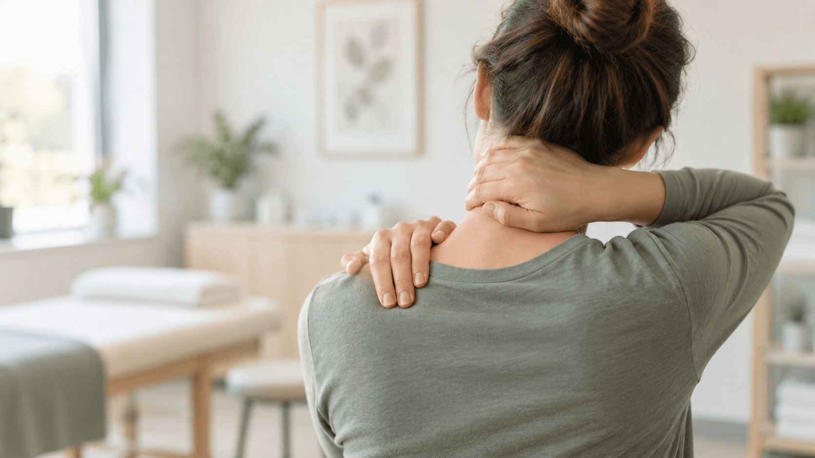 Neck & shoulder pain illustration